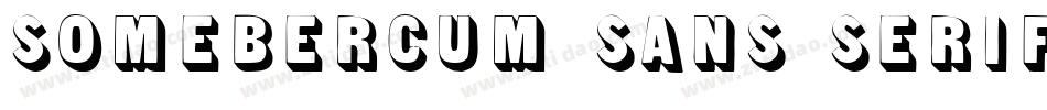 Somebercum Sans Serif字体转换